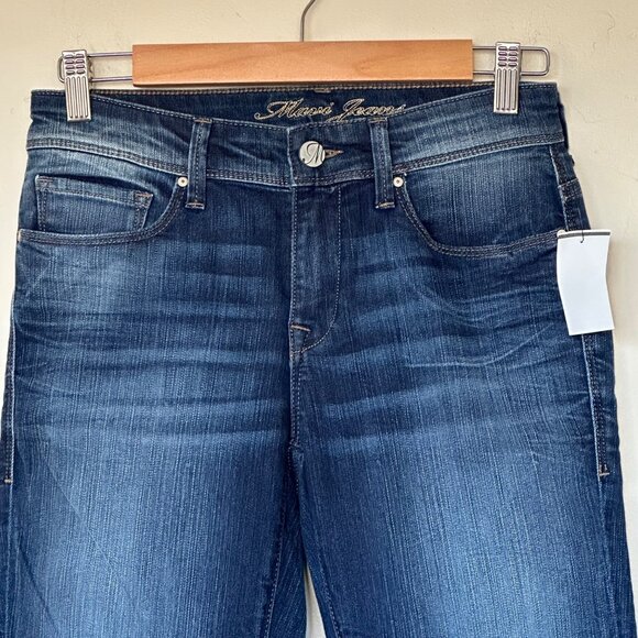 NEW Mavi Jeans‎ Molly Regular Rise Classic Boot Cut Dark Wash Boho Size 27 - Picture 4 of 12